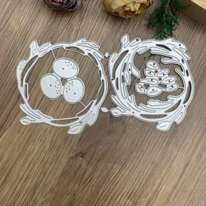 Bird’s Nest Carbon Steel Die Cutting Template for DIY Etched Embossing Home Decor Craft