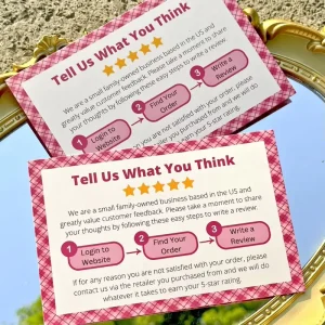 Birthday Greeting Gift Thank You Cards