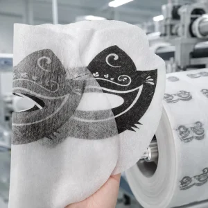 Black Half Face Mask Sheet Custom Animal Cartoon Print Plant Fiber Fabric for Beauty Skincare Bulk Supply