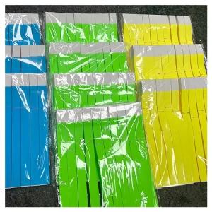 Blank Printable Synthetic Paper Wristband Neon VIP Wrist Band Event Bracelet Fluorescent Paper Wristbands