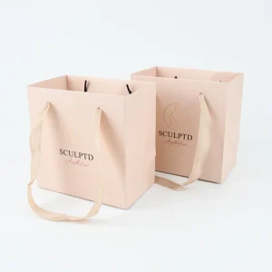 Book Shape Cosmetic Packaging Boxes Kraft Bags Custom Brand Skincare Lipstick Bag for Shoes Eco-friendly Recyclable