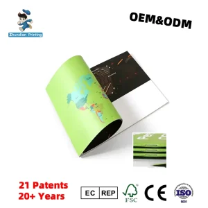 Booklet Printing Custom Booklet for Business Marketing Brochure Product Catalog Service and Eco Friendly Options