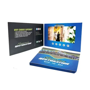 Branding Gifts Marketing Paper Customized Greeting Cards Book Business Mailer Video Brochure Thermal Transfer