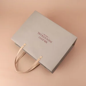 Bravo Packaging Eco-Friendly Recyclable Kraft Paper Bag & Corrugated Mailer Box Set Custom Logo for Cosmetic Skincare Packaging