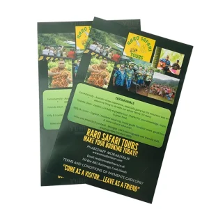 Brochure Booklet Flyers Printing High Quality Custom Full Color Leaflets