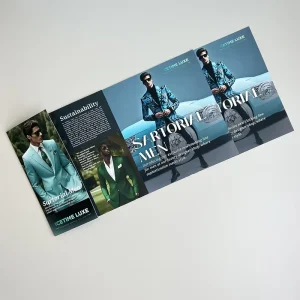 Brochure Leaflet Flyer Pamphlet Booklet Instruction Manual Logo Coated Paper
