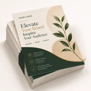 Brochure Printing Flyer Pamphlet Holder Leaflet Service A5 Courier Pamphlets Design Digital Hang Tags Leaflets Printer Flyers