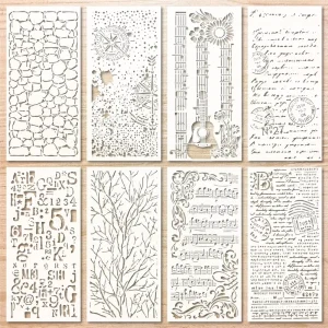 Bulk Custom Plastic Stencils for Wood Fabric Wall Decor Reusable Washable