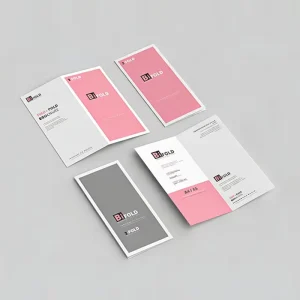 Bulk printing and customization of A3 promotional leaflets folded color brochures and A4 corporate magazines and booklets