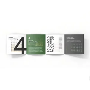 Bulk printing and customization of A4 color leaflets promotional flyers fold out brochures and booklets for enterprises