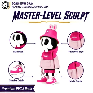 Bunny ABS/PVC Cartoon Designer Toy Art Figure Streetwear Urban Collectible Display Gift SWAG New Eco-Friendly OEM Customization