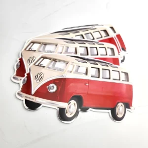 Bus Design Label Cartoon Waterproof Stickers Self Adhesive Label Printing Holographic Vinyl Custom Die Cut Stickers