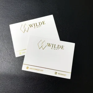 Business Card with Foil Design