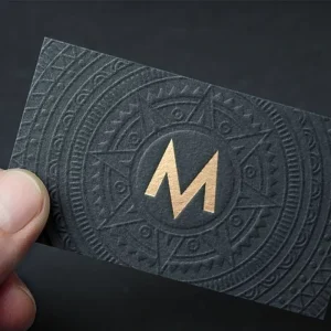 Business Cards with Logo Text Cardboard
