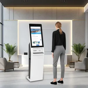 Business Center High Performance Consumer Terminal Display AI Screen Brightness Adjustment SDK Enabled Floor Standing LED for