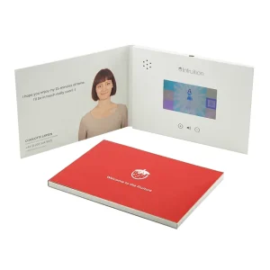 Business Electronic Advertising Promotion Video Brochure Card Customized Printing Lcd Screen Book Digital Catalog