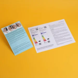 Business Flyer Advertising Leaflet Printing Custom Product Manual Instruction Booklet Promotional Brochure Custom Print Paper