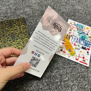 Business Greeting Cards Standard Size 10x15cm 400g Coated Digital