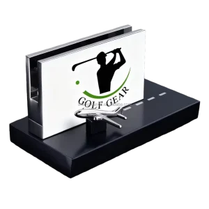 Business Metal Card Holder Custom Logo Zinc Alloy Casting Slim Portable Credit Card Wallet for Father’s Day Business Gift