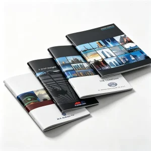 Business Product Catalog Custom Printing Coated Paper Pamphlet Brochure