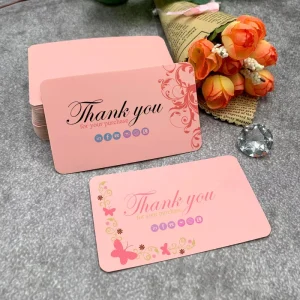 Business Thank You Greeting Card Printing logo Gift Card