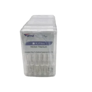 CE ISO HTM Approved Dental Root Canal Instrument Hand Use Niti Steel K Files 6files pack