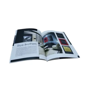 CMYK Color Art & Coated Paper Perfect Binding Custom Product Catalogue Book