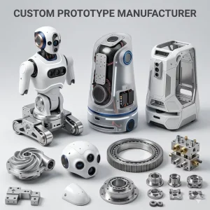 CNC Precision Prototype Service Custom Metal Functional Prototyping for Robotics Engineering Validation & Product Development