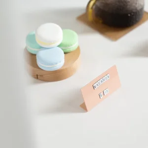 Cake Shop Desktop L shaped Display Board Magnetic Alphanumeric Mini Label Price List