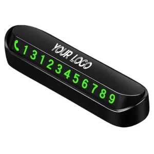 Car Temporary Parking Card Phone Number Custom Card Plate Accessories Car styling With Logo