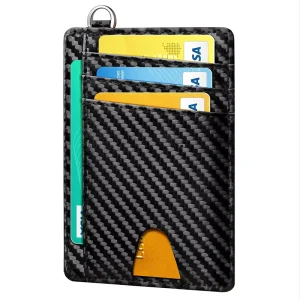 Card Sleeve RFID Anti-theft Card Holder & Coin Purse for Men and Women