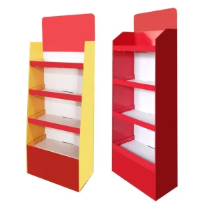 Cardboard Chocolate Display Stand with Acrylic Display Stand