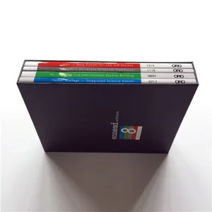 Cardboard Slipcase With Art Paper And Offset Printed Book From China Factory