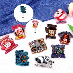 Cartoon Acrylic Flatback Planar Strawberry Girl Resin Flat back Charm Planar Anime Acrylic Charm Acrylic Plate Sticker