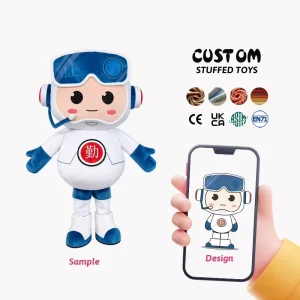 Cartoon Character Shape Advertising Gift ASTM Approved Custom Plush Toy