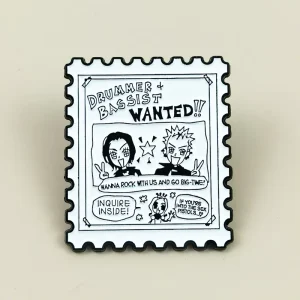 Cartoon Illustration Comic Character Merchandise Brooches Personalized Creative Stamps Metal Decorative Badges