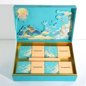 Cartoon Pattern Printed Custom Logo Wedding Gift Box Luxury Gift Box Packaging Box