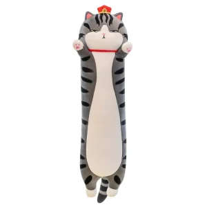 Cat Pillow Doll Plush Toy Large Long Bed with Sleeping Legs Clip Cloth Doll Girl Gift