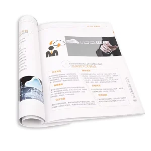Catalog Printing Instruction Manual Menu Printing Factory Custom Design Printing Service Flyer Booklet Brochure
