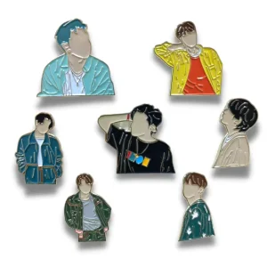 Character Custom Pin Soft Hard Enamel Logo Gift Badge Enamel Pin Character Custom New Design Pin Badge Lapel Metal Craft