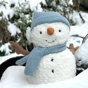 Christmas Sammie Snowman Maddy Plush Comfort Doll PP Cotton Filled Children’s Toy for Baby