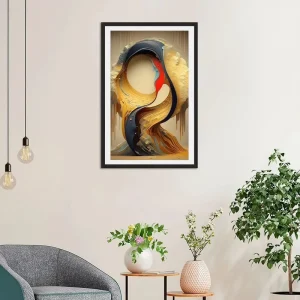 Chromatic Fusion Digital Printed Canvas Wall Art Custom Modern Home Decor