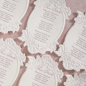 Classic Custom Wedding Invitation Full Set Personalized Design Service for Small Business Retailers and B2B Resellers