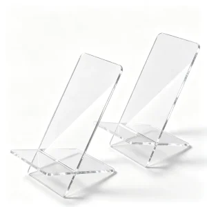 Clear Acrylic Pre-Assembled Phone Display Stand for Retail Store