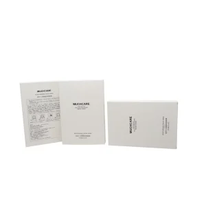 Coated Paper Emboss Logo Mask Box Packaging Environmentally Friendly Material Production Cosmetic Packaging Outer Box