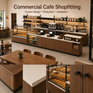 Coffee Shop Retail Shopfitting Custom Fixtures