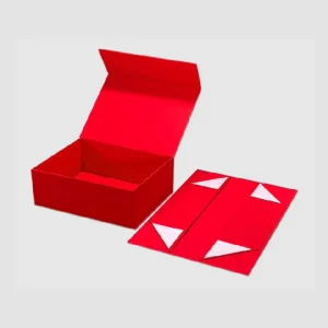 Collapsible Magnetic Closure Gift Box Nesting Set Matte Coated Paperboard 3 Size Multi Purpose Jewelry Packaging Matt Lamination