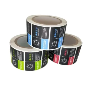 Color Printed Custom Glossy Matt Laminated Gold Stamping Embossing Waterproof Oil Resistant Vinyl Cosmetic Jar Labels