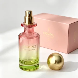 Colorful Cylinder 30ml 50ml Glass Spray Perfume Bottle Empty Crimp Perfume Bottle 100ml with Ball Shape Cap