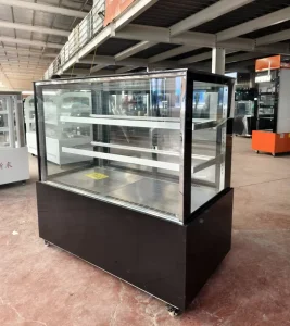 Commercial Refrigerated Display Case for Cakes and Desserts Upright Display Cabinet